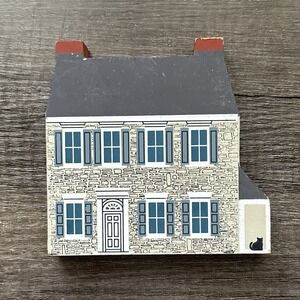 1991 The Cat's Meow Governor Snyder Mansion Series IX Signed Faline Shelf Sitter